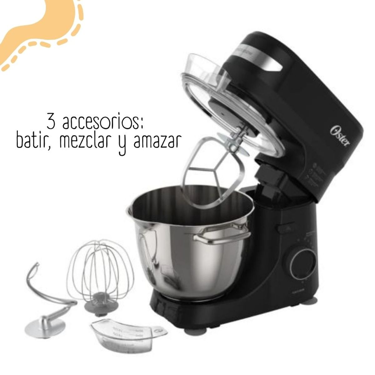 OSTER - Batidora Oster planetaria 4L de12 velocidades 850W