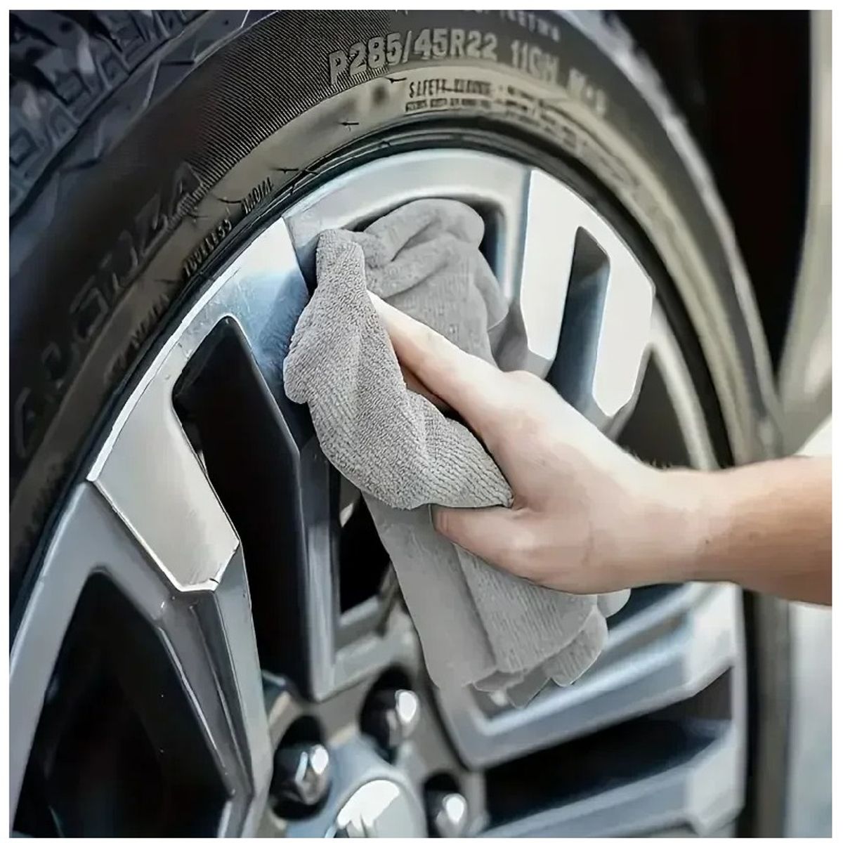 GENERICO - Toalla Gris Paño De Limpieza Y Lavado Para Auto Absorbente Reutilizable