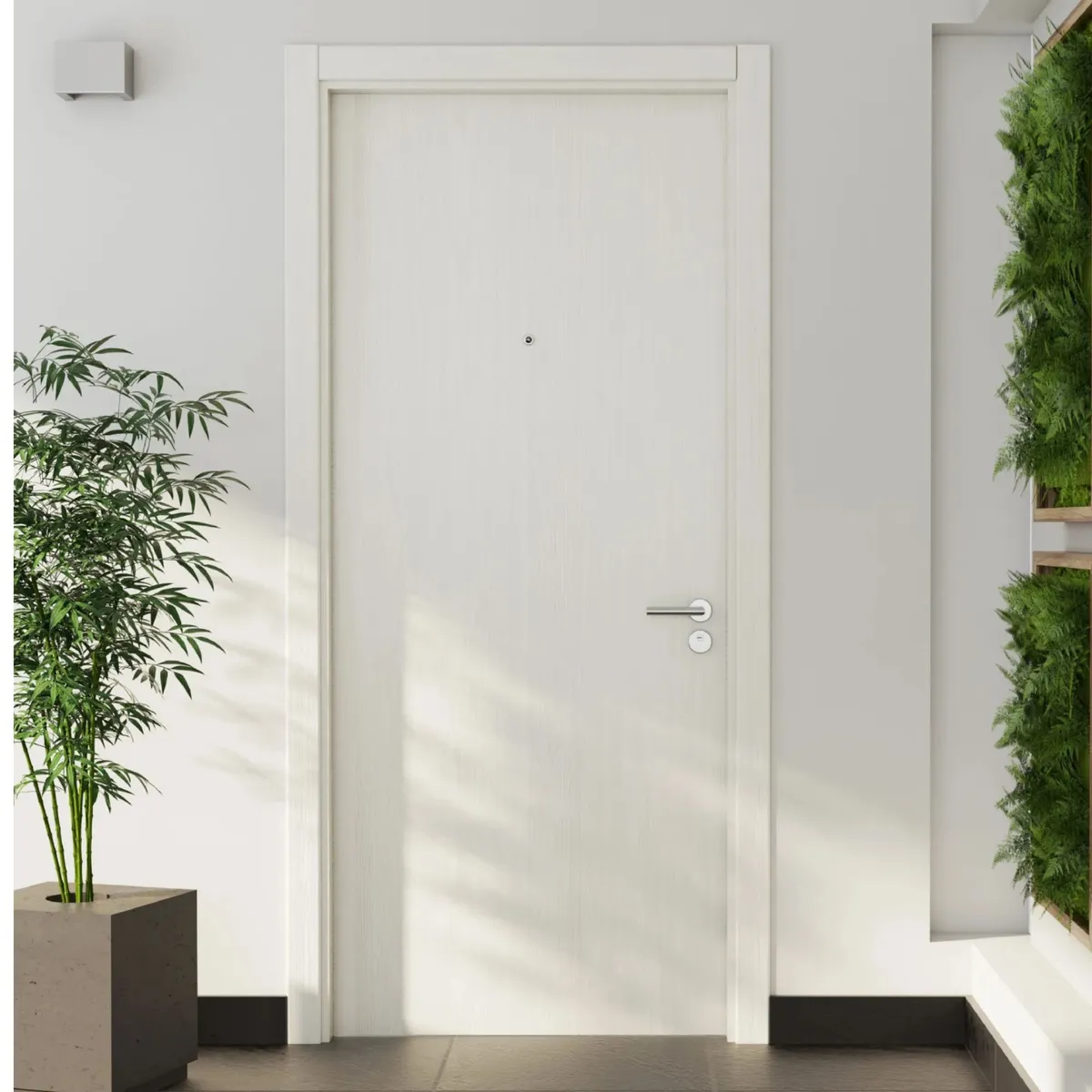 GENERICO - Puerta de Melamina Casatto Interior - 60 x 210 cm - Niebla Pelikano