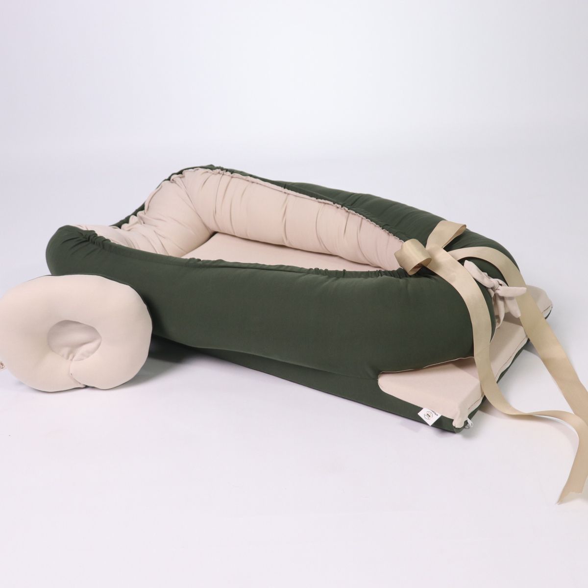 ACOLCHONADITOS - NIDO COLECHO ACOLCHONADITOS - VERDE MILITAR ARENA