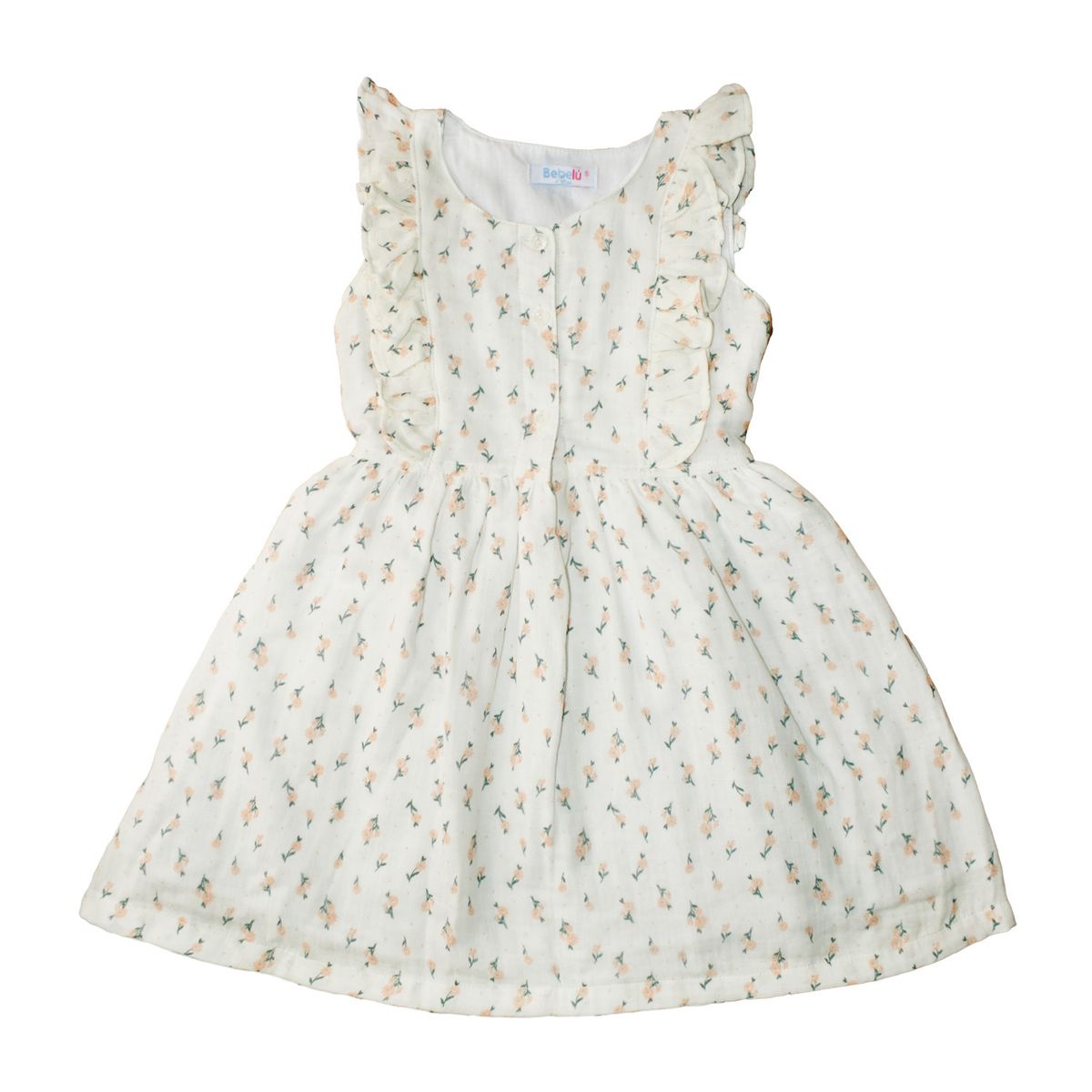 BEBELU - Vestido Lino Rosa Para Niña Bebelú