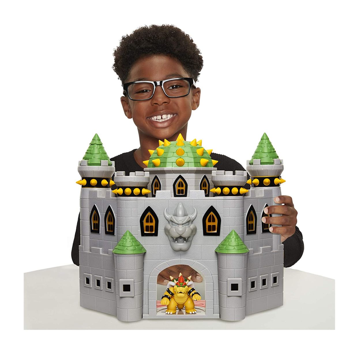 JAKKS PACIFIC - Nintendo Super Mario Bros Castillo Deluxe de Bowser