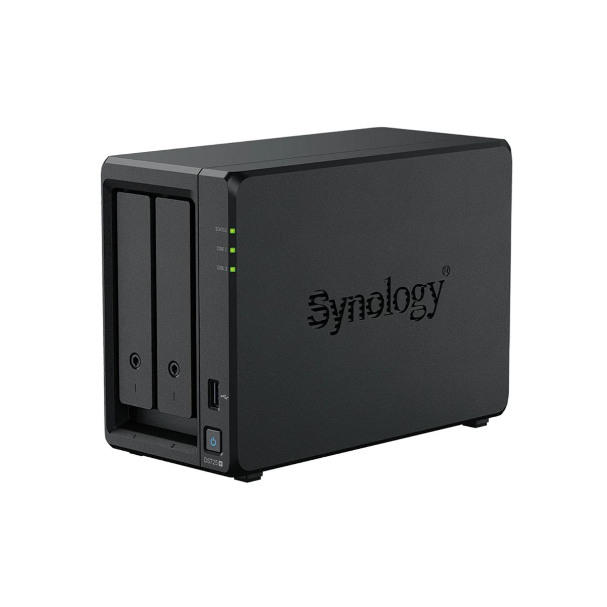 GENERICO - Almacenamiento Nas Synology Ds725+ 0Tb, 2 Bahías, Ideal Para Compartir Y Gestionar Datos F