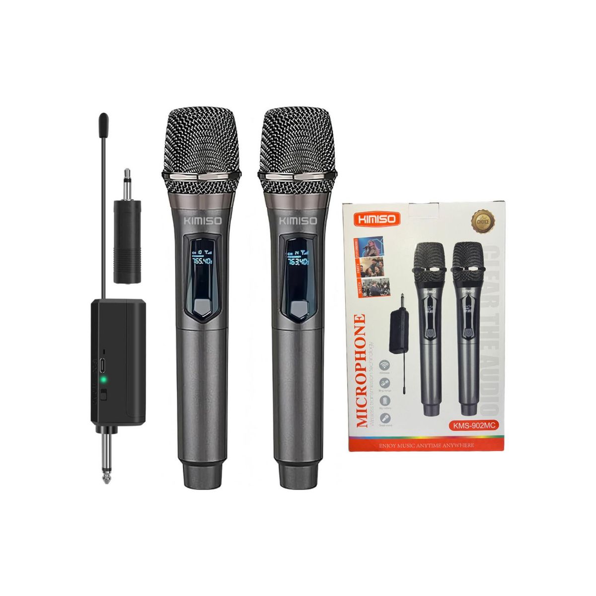 OEM - Micrófonos Inalámbricos Dual Recargables Con Receptor