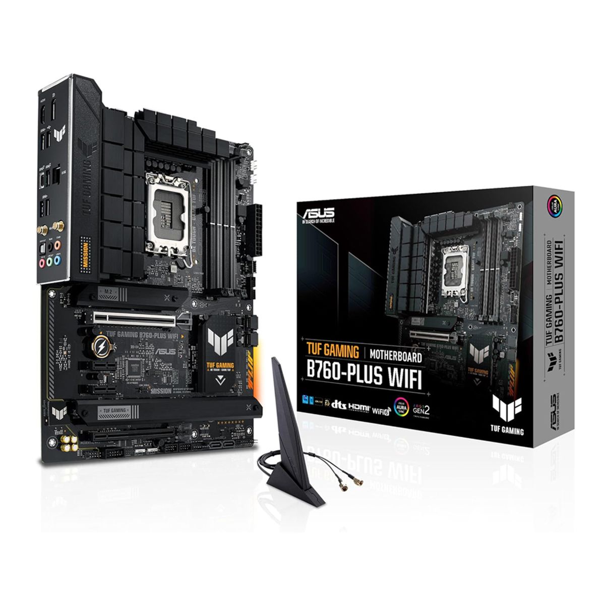 ASUS - Placa Madre Asus Tuf Gaming B760-Plus Wifi Atx Lga1700, Ddr5, Compatibilidad Intel 12ª/13ª