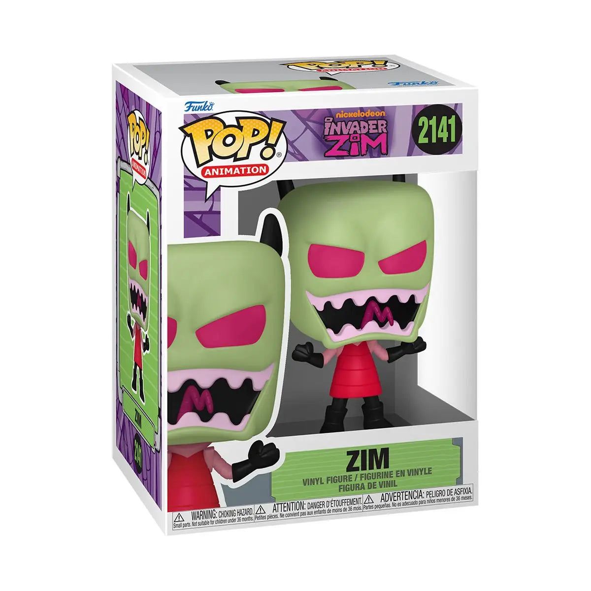 FUNKO - Funko Pop Animation Invader Zim - Zim 2141