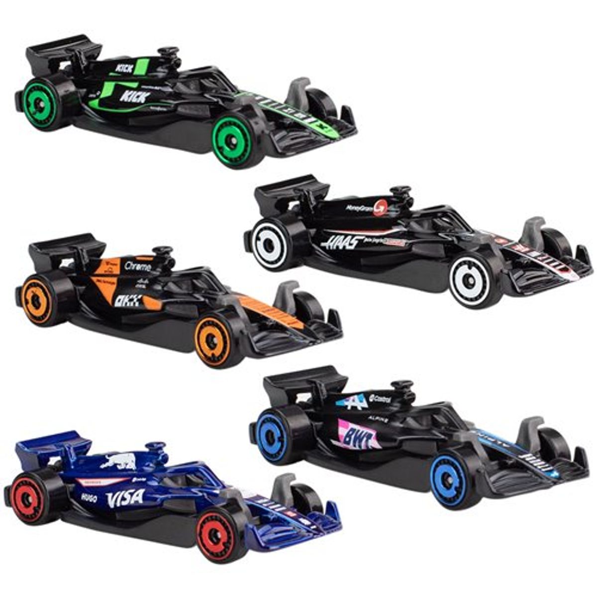 HOT WHEELS - Hot Wheels Formula 1 Die-Cast Vehicles 5-Pack