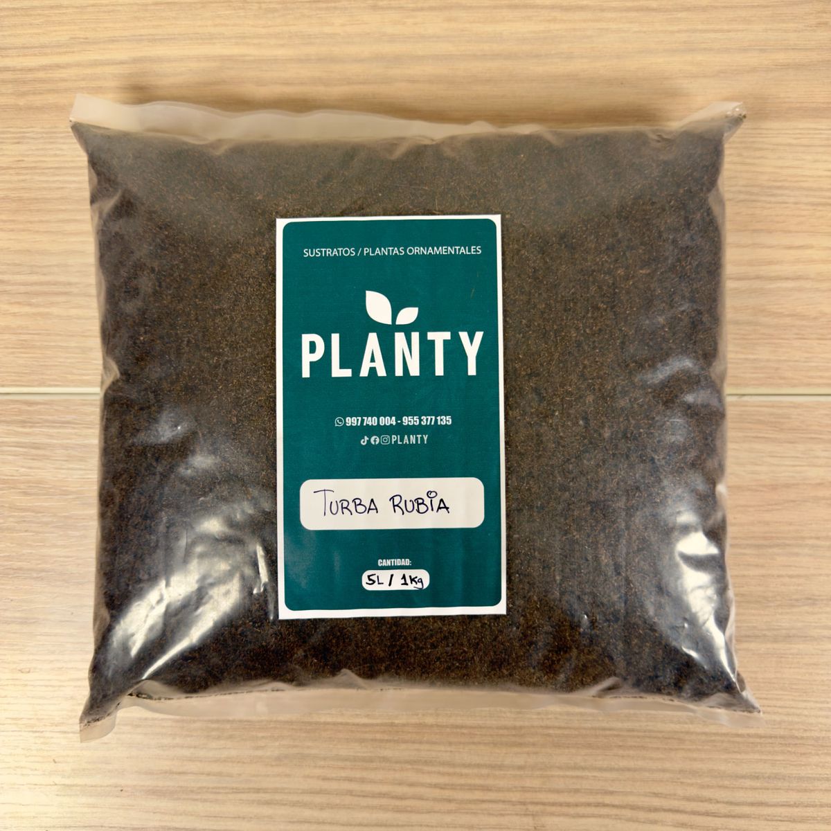 GENERICO - Sustrato Premium - Turba Rubia 5 Litros 1kg