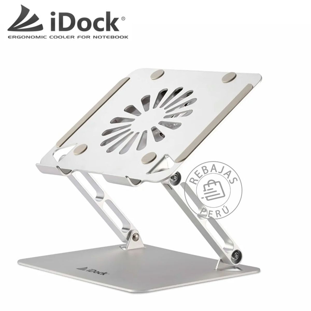 IDOCK - i60 Galaxy Pro Soporte Laptop 13-17″ Aluminio Gamer Elevable Ergonomía
