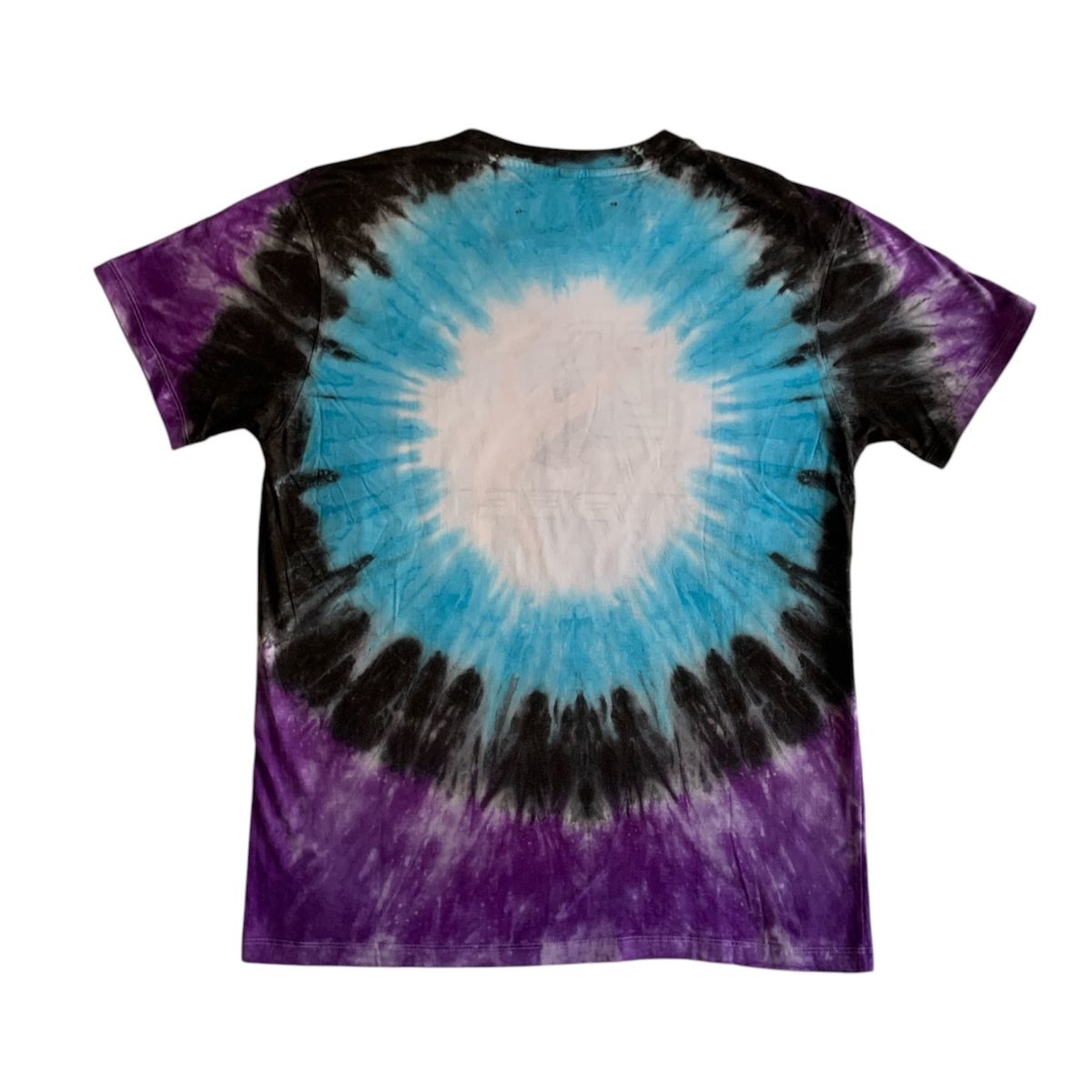 GENERICO - Polo Oversize Ledzeppelin Tie Dye Talla M  Moda Rock Vintage y Streetwear