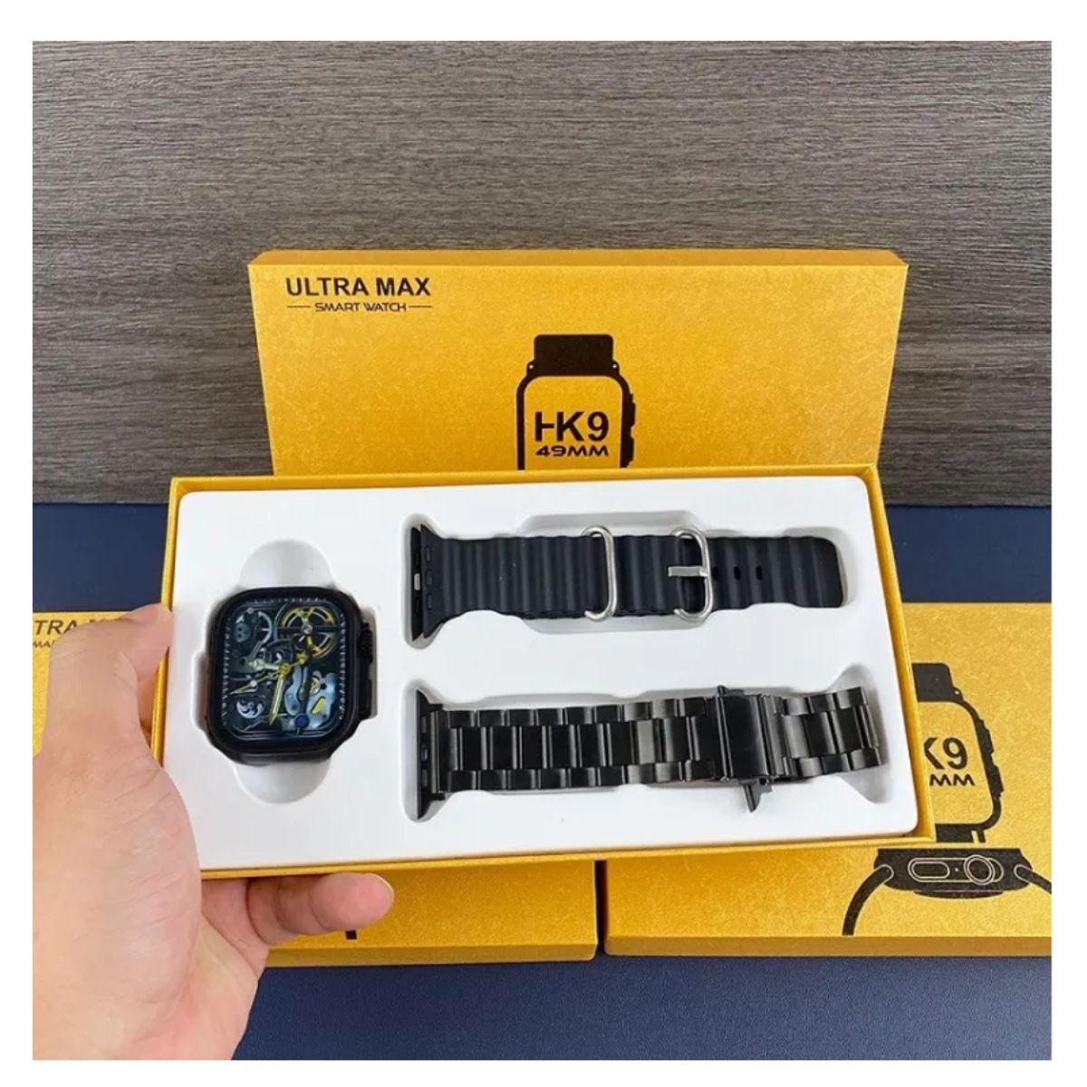 GENERICO - SMARTWATCH SUIT I60  NEGRO DOBLE 7 CORREAS+,AUDIFONO BLUETOOTH,ESTUCHE