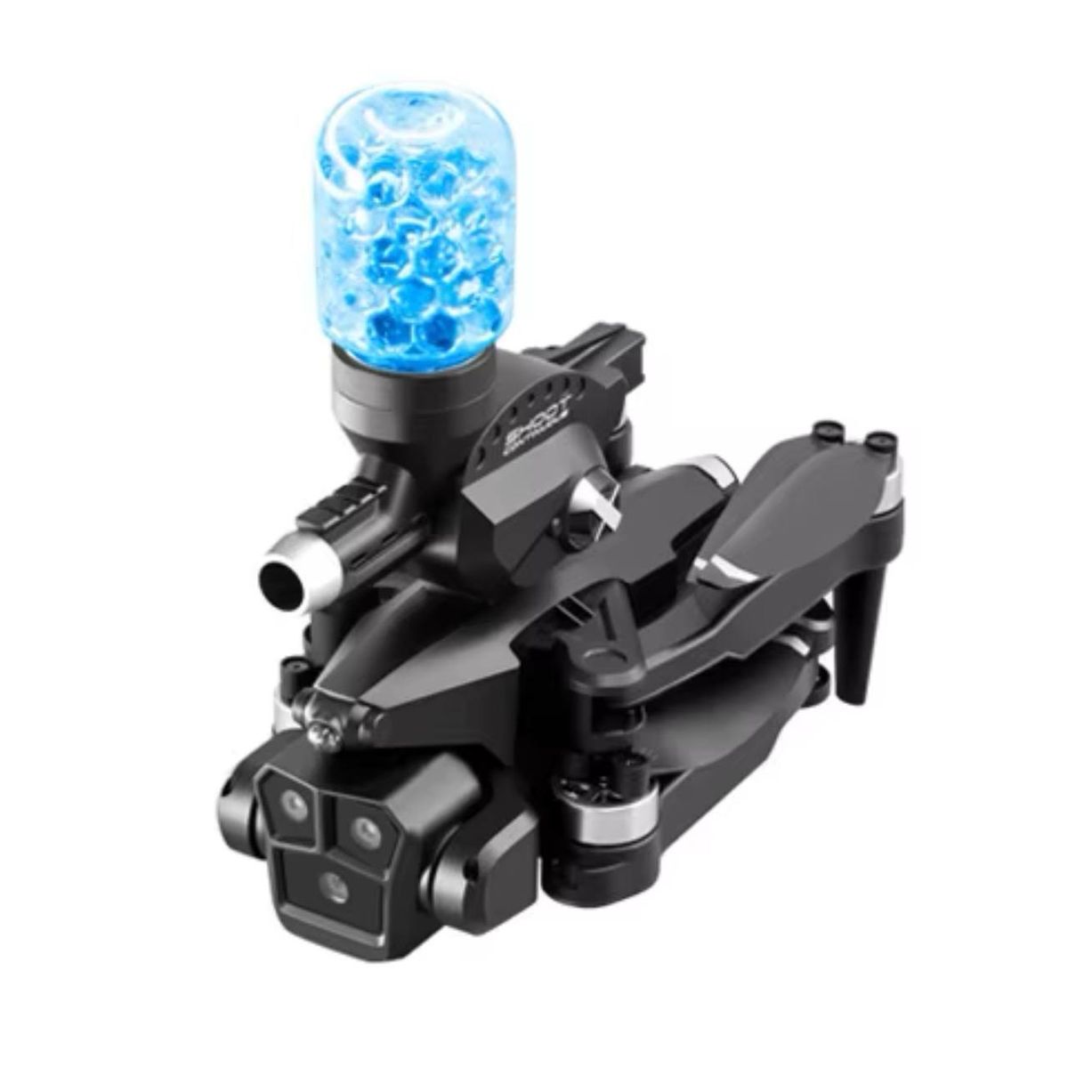 GENERICO - DRONE K11 SHOOT HIDROGEL CON CÁMARA HD CONTROL REMOTO Y MODO DE VUELO ESTABLE