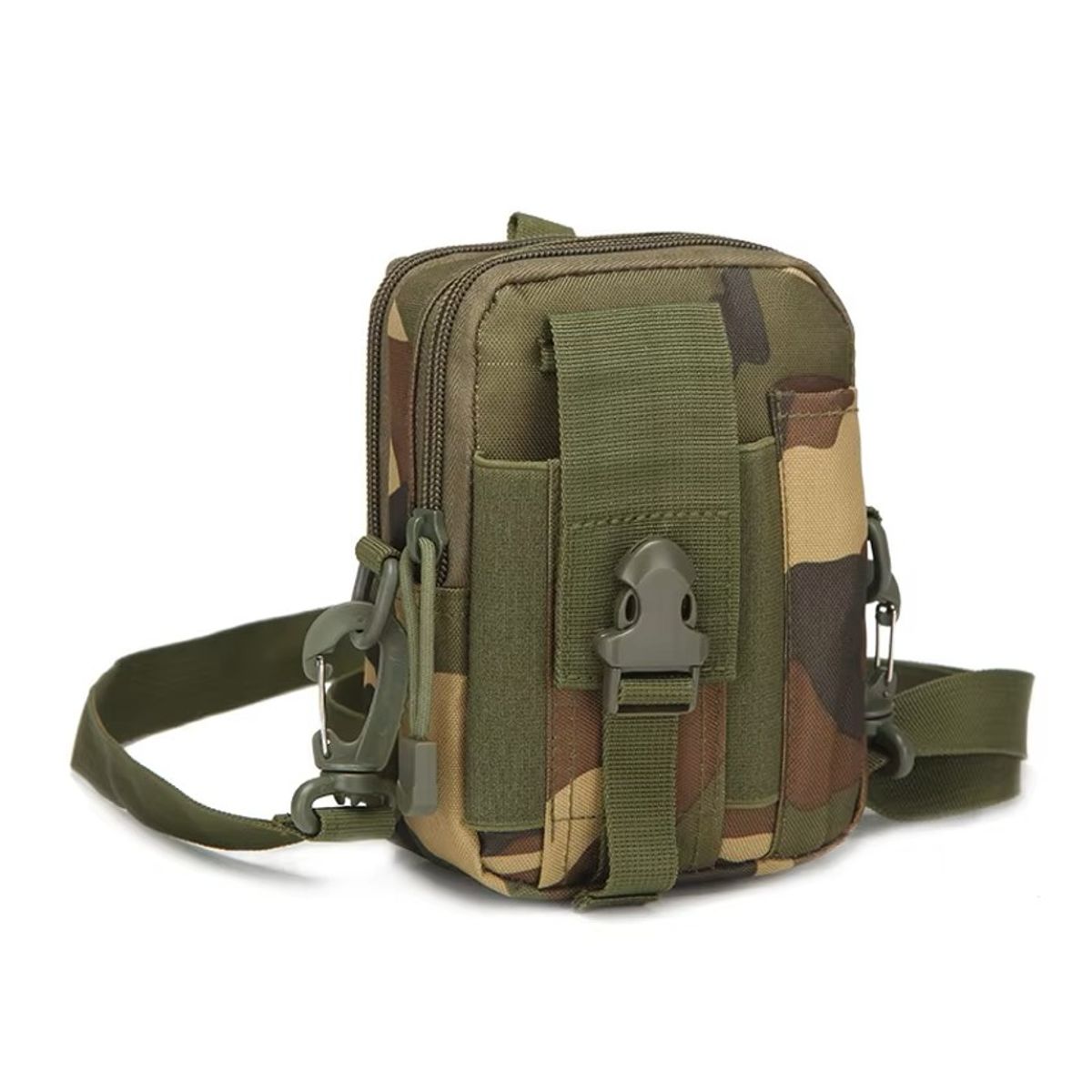 GENERICO - Pouch tactico portacelular con correaje bolso multifuncional Mini canguro morral molle
