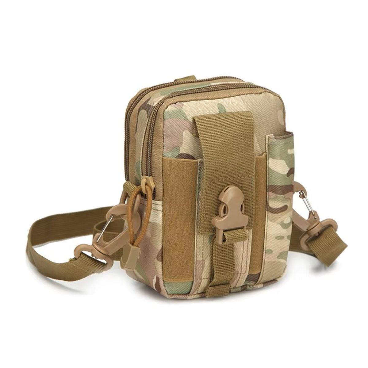 GENERICO - Pouch tactico portacelular con correaje bolso multifuncional Mini canguro morral molle
