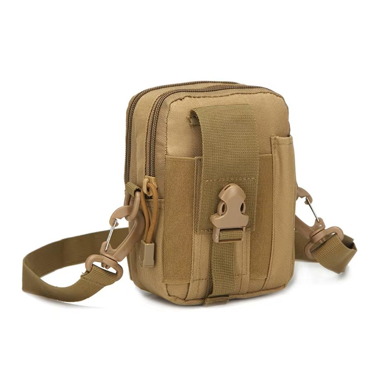 GENERICO - Pouch tactico portacelular con correaje bolso multifuncional Mini canguro morral molle