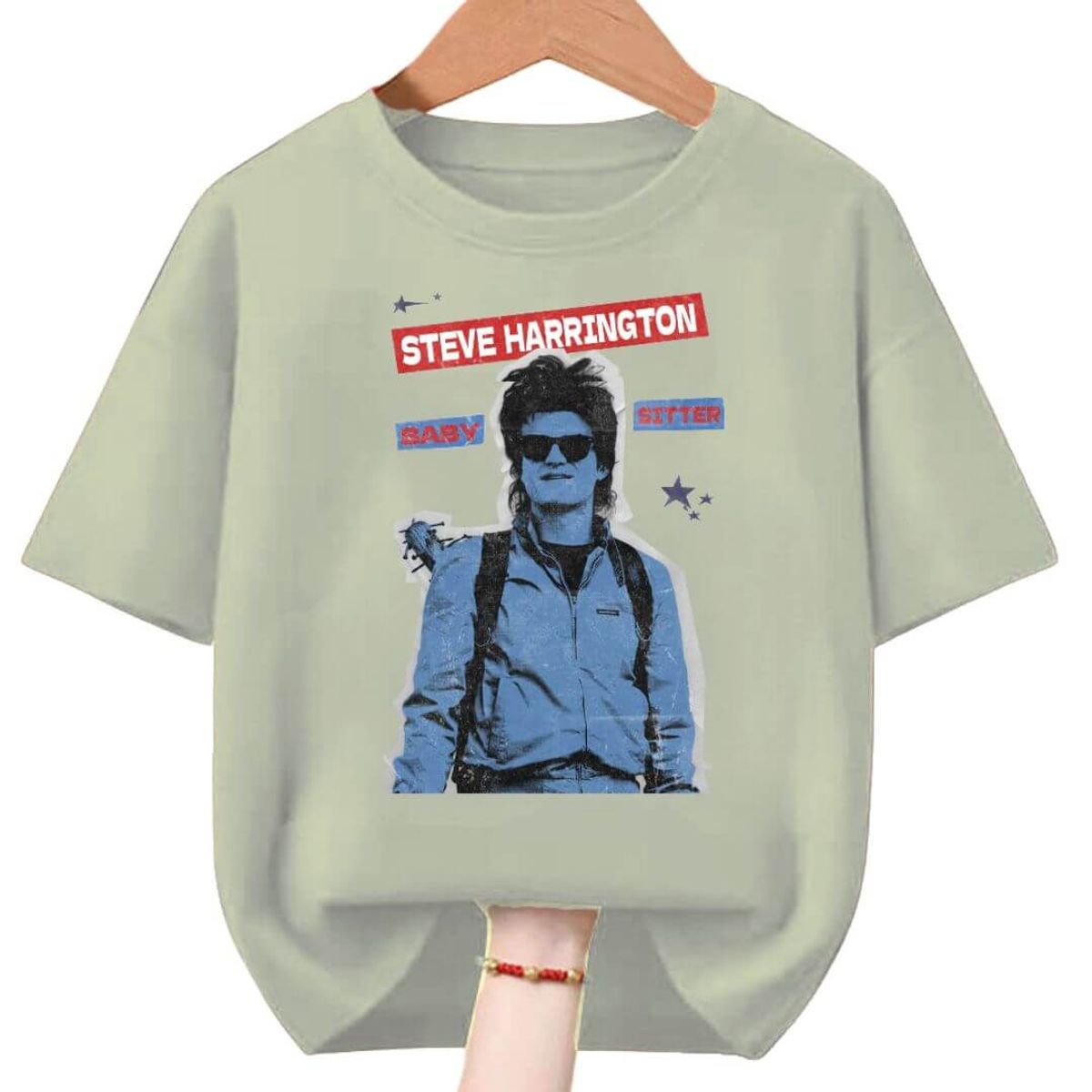 GENERICO - Polos Algodon Stranger Things Steve Harrington - Talla desde 10 hasta XL