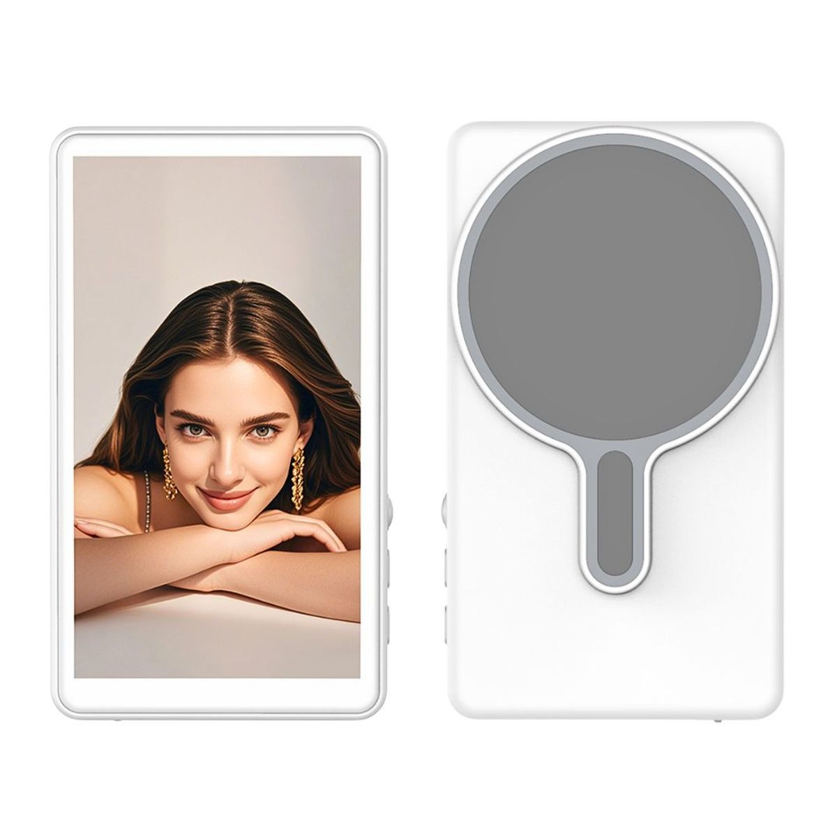GENERICO - Pantalla Selfie Magnética para iPhone y Android con WiFi 5G Duplicación Pantalla y Control Bluetooth