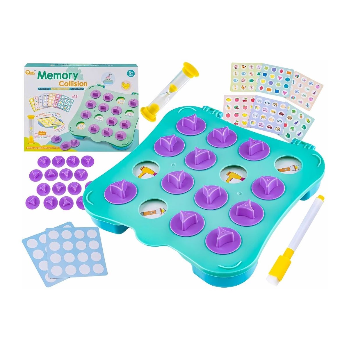 GENERICO - Juego Didáctico de Memoria y Pensamiento Lógico  Memory Collision