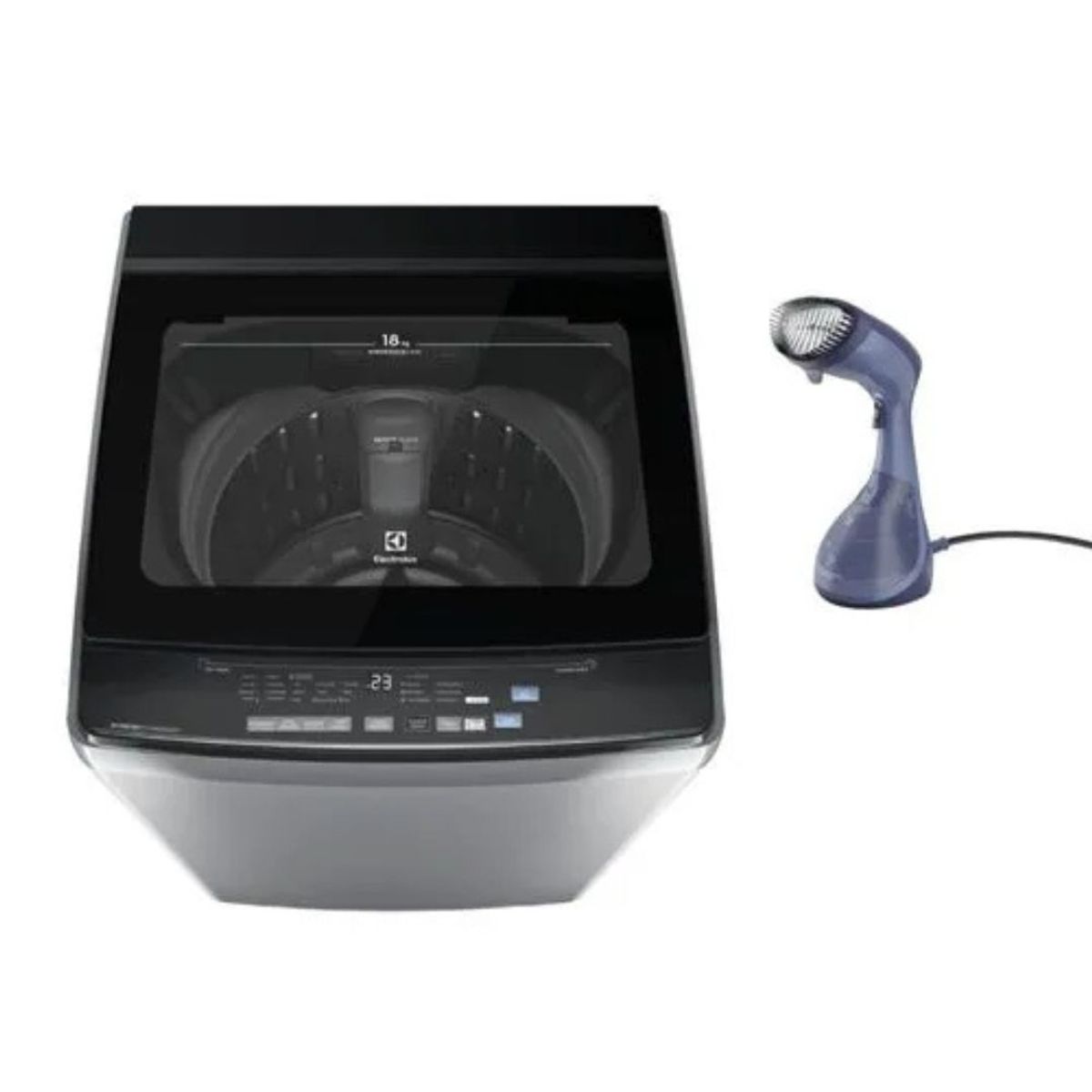 ELECTROLUX - Combo Lavadora Electrolux Carga Superior 18kg Inverter EWIP18F2XSWG + Vaporizador de Ropa EPS10
