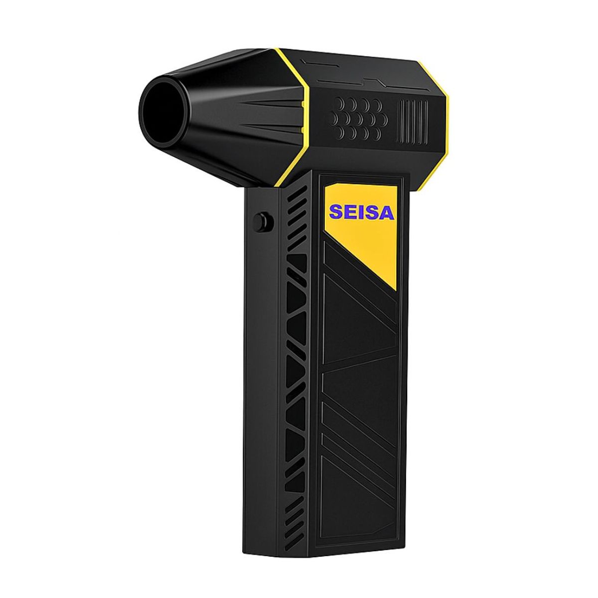 SEISA - Soplador de Aire Inalámbrico 120W SEISA para Auto y Hogar, Recargable con 3 Velocidades Carga Tipo C