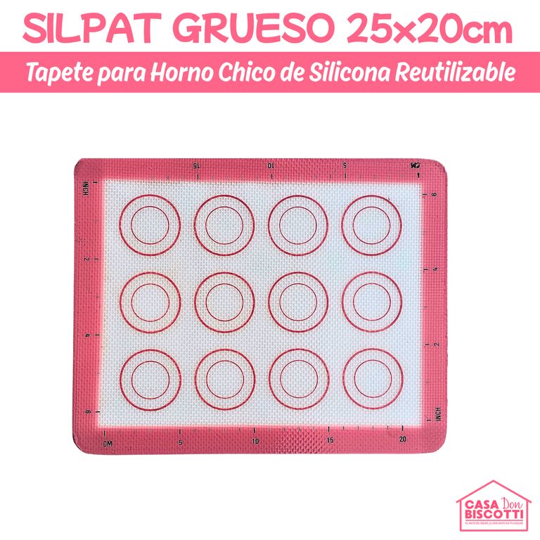 Silpack Grueso 25x20cm para Horno Chico - Silpat Silicona Reutilizable ...