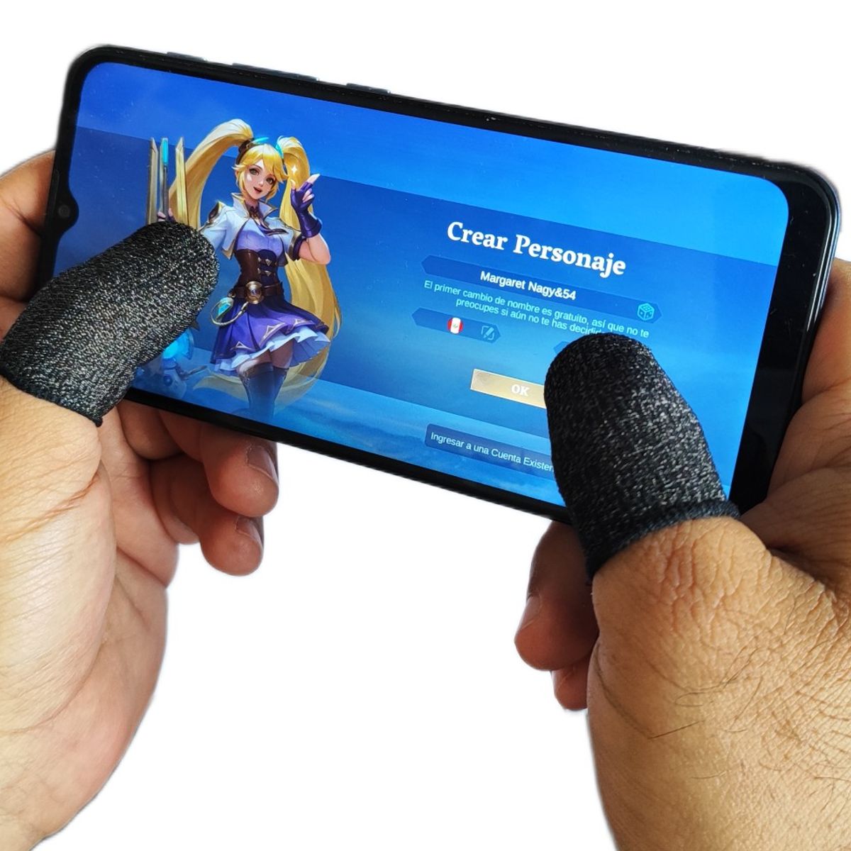 POWERMANO - Fundas Mangas Dedales Guante Grip Dedos Gamer Antisudor 12pcs + Estuche metalico de regalo