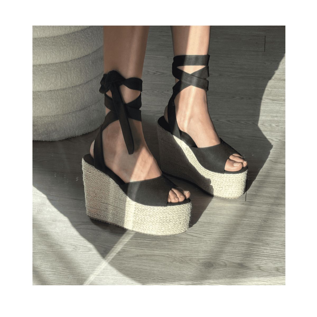 PALINI SHOES - Cuña taco 12 cm con plataforma de 5 cm