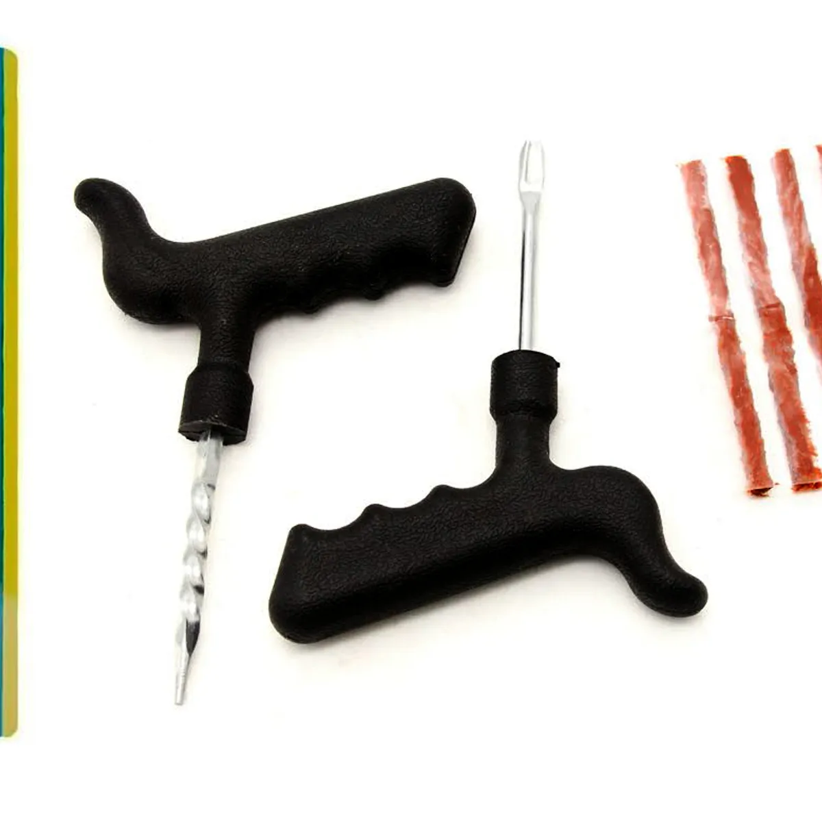 GENERICO - Kit  Herramientas para Reparación de Neumáticos  Parche de Emergencia para Carro, Moto y Bicicleta