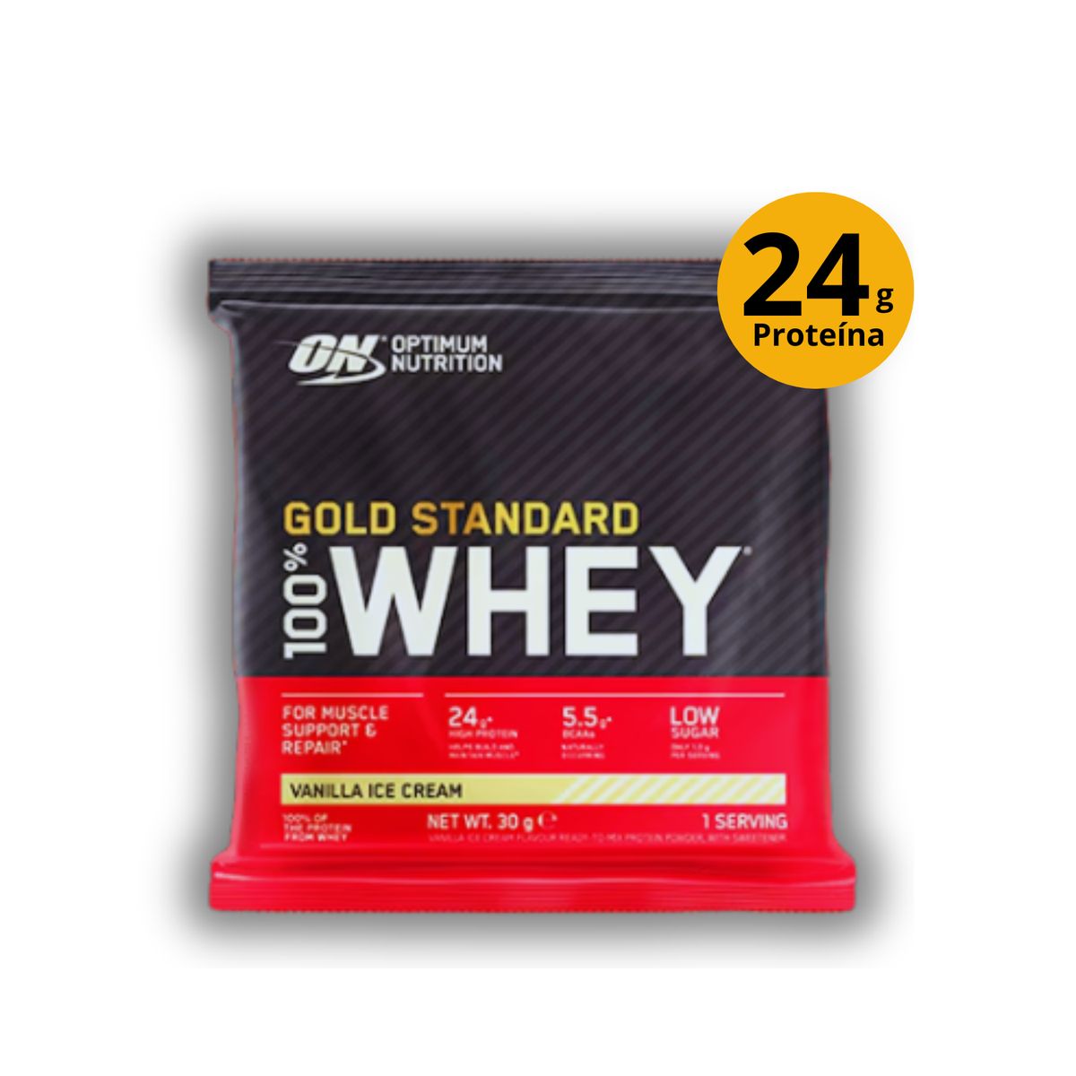 OPTIMUM NUTRITION - SACHET GOLD STANDARD WHEY OPTIMUM NUTRITION VAINILLA