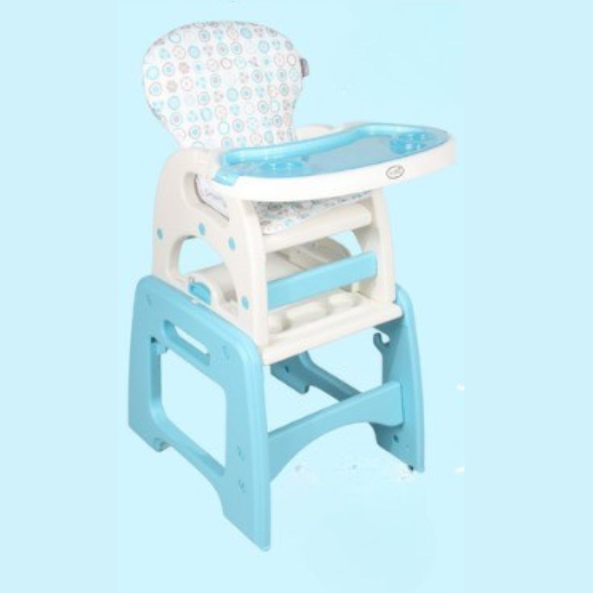 GENERICO - Silla de comer Carpeta 3 en 1 Velly Celeste