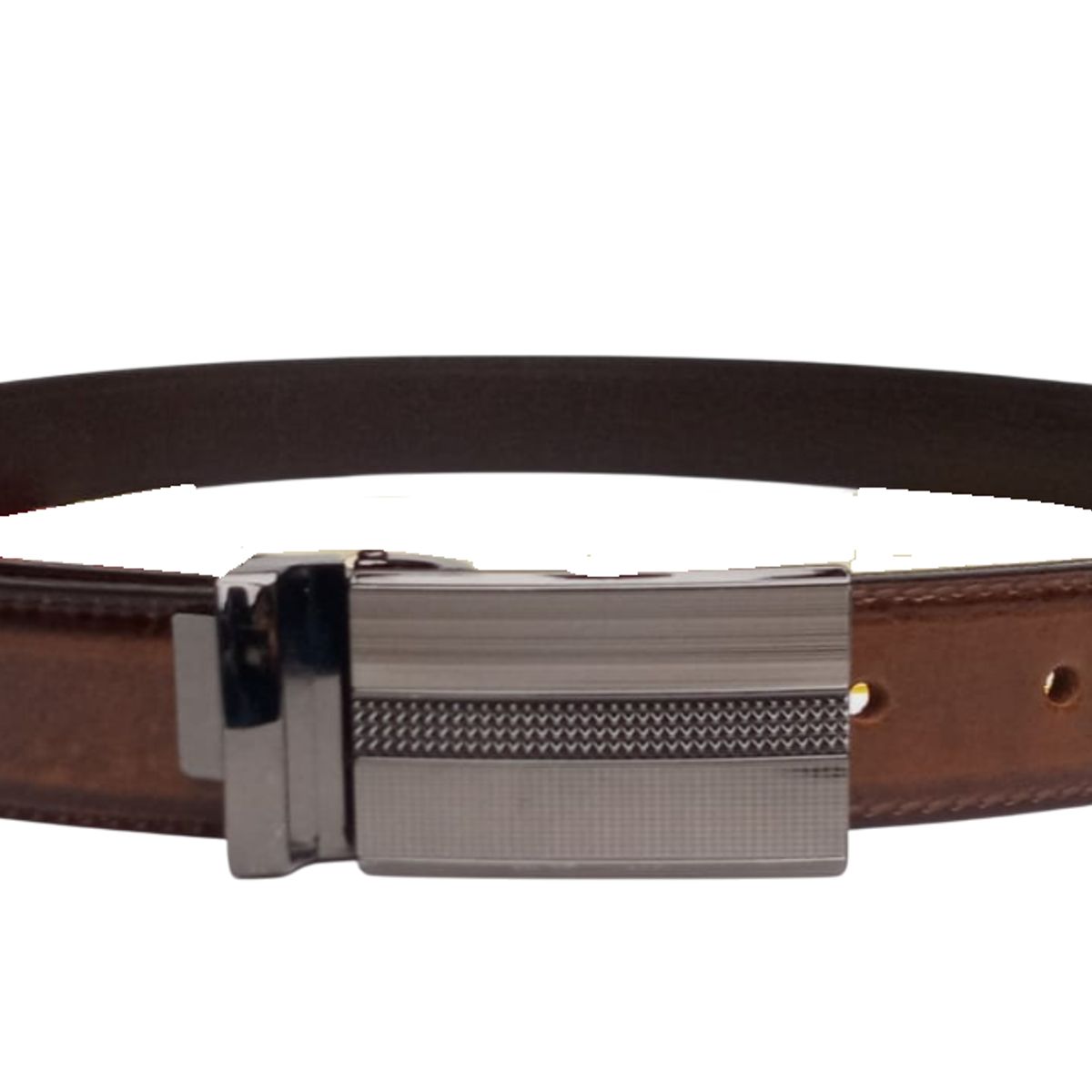 GENERICO - Correa Casual Elegante para Caballero en cuero - T28 al T40 diseño lineal