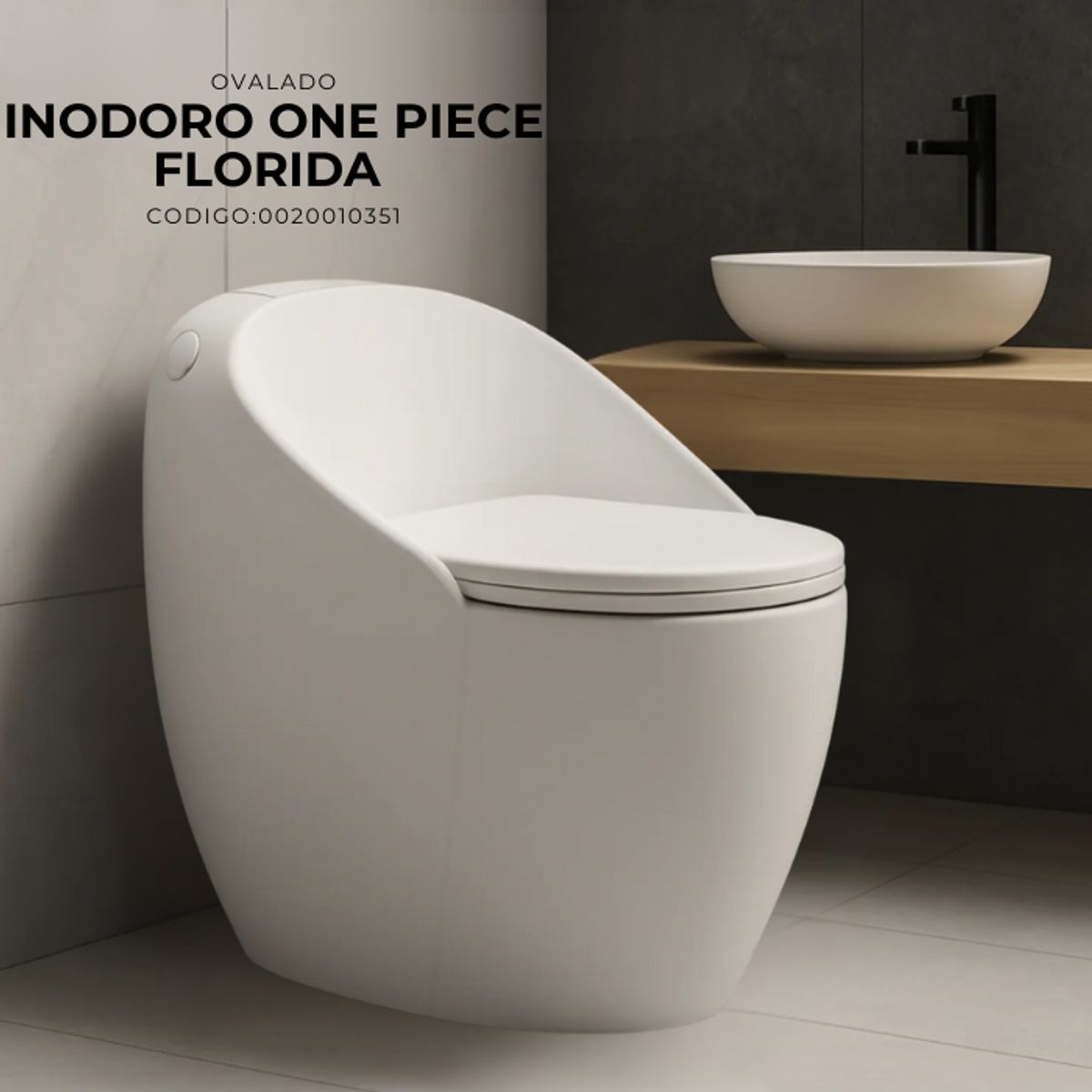 FRATELLI - INODORO ONE PIECE FLORIDA OVALADO BLANCO