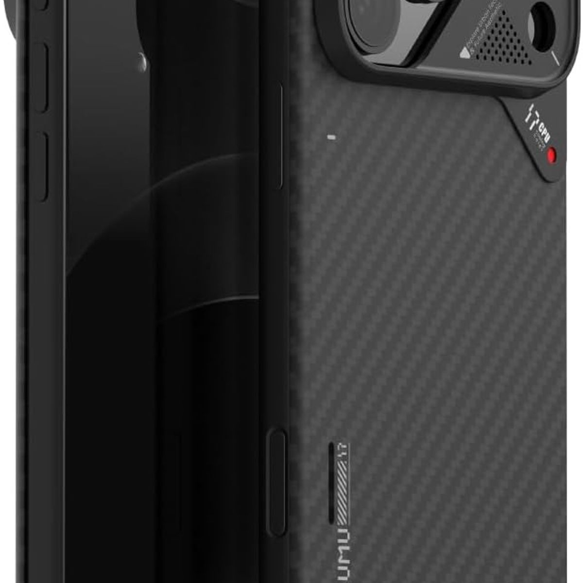 AULUMU - Case iPhone 17 Pro Max Aulumu Fibra De Aramida + Magsafe Negro