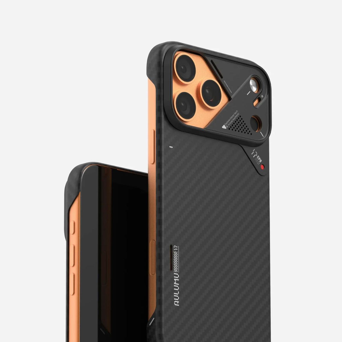 AULUMU - Case iPhone 17 Pro Max Aulumu Fibra De Aramida + Magsafe Negro