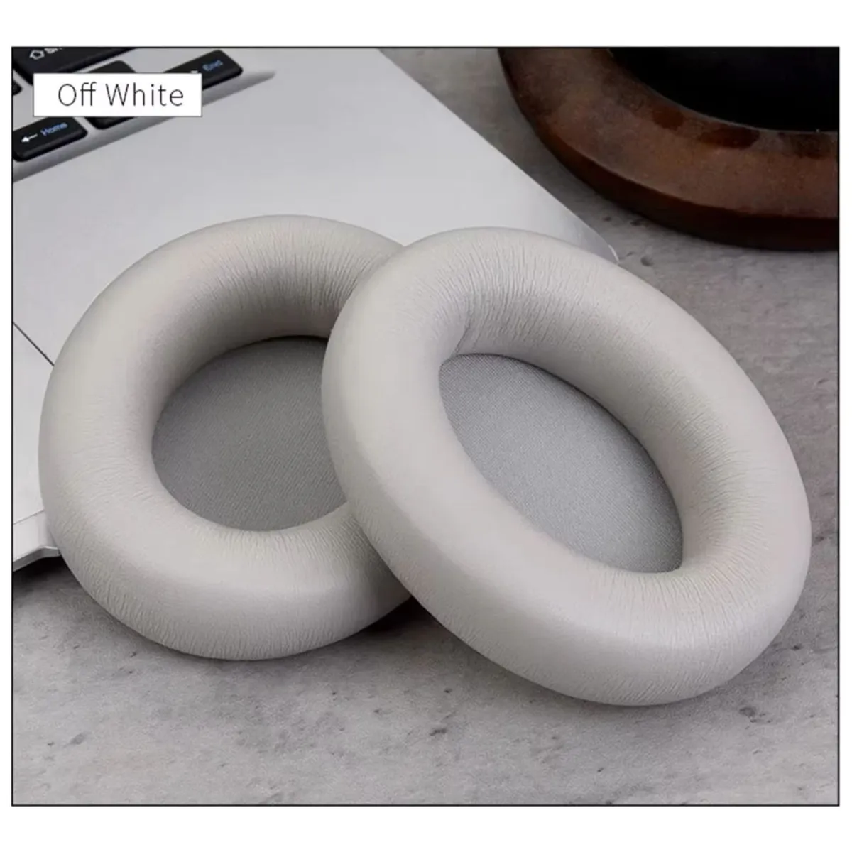 GENERICO - Almohadillas Para Audífonos Beats Studio Pro Blanco Humo