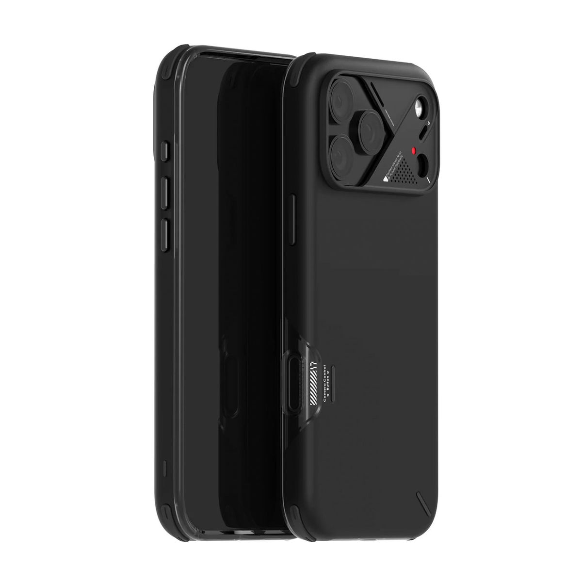 AULUMU - Case iPhone 17 Pro Max Aprueba Golpes Con MagSafe + Control de Cámara Negro