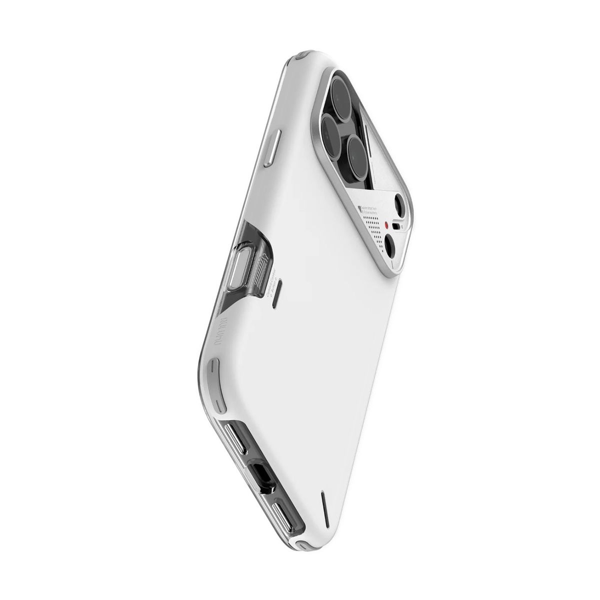 AULUMU - Case iPhone 17 Pro Max MagSafe Aprueba Golpes Con Control Cámara Color Blanco