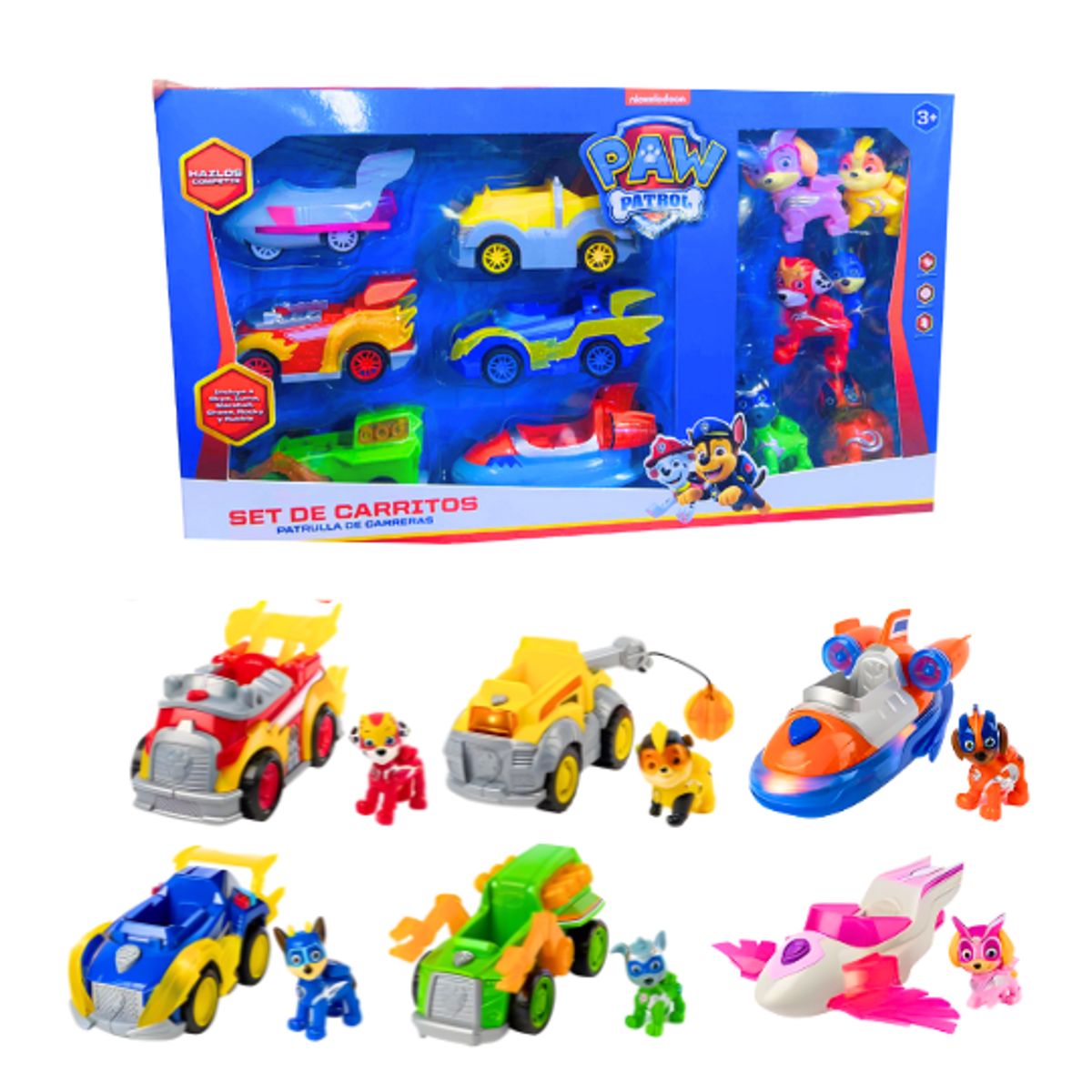 GENERICO - Juguete Set de Paw Patrol Vehiculos de Rescate