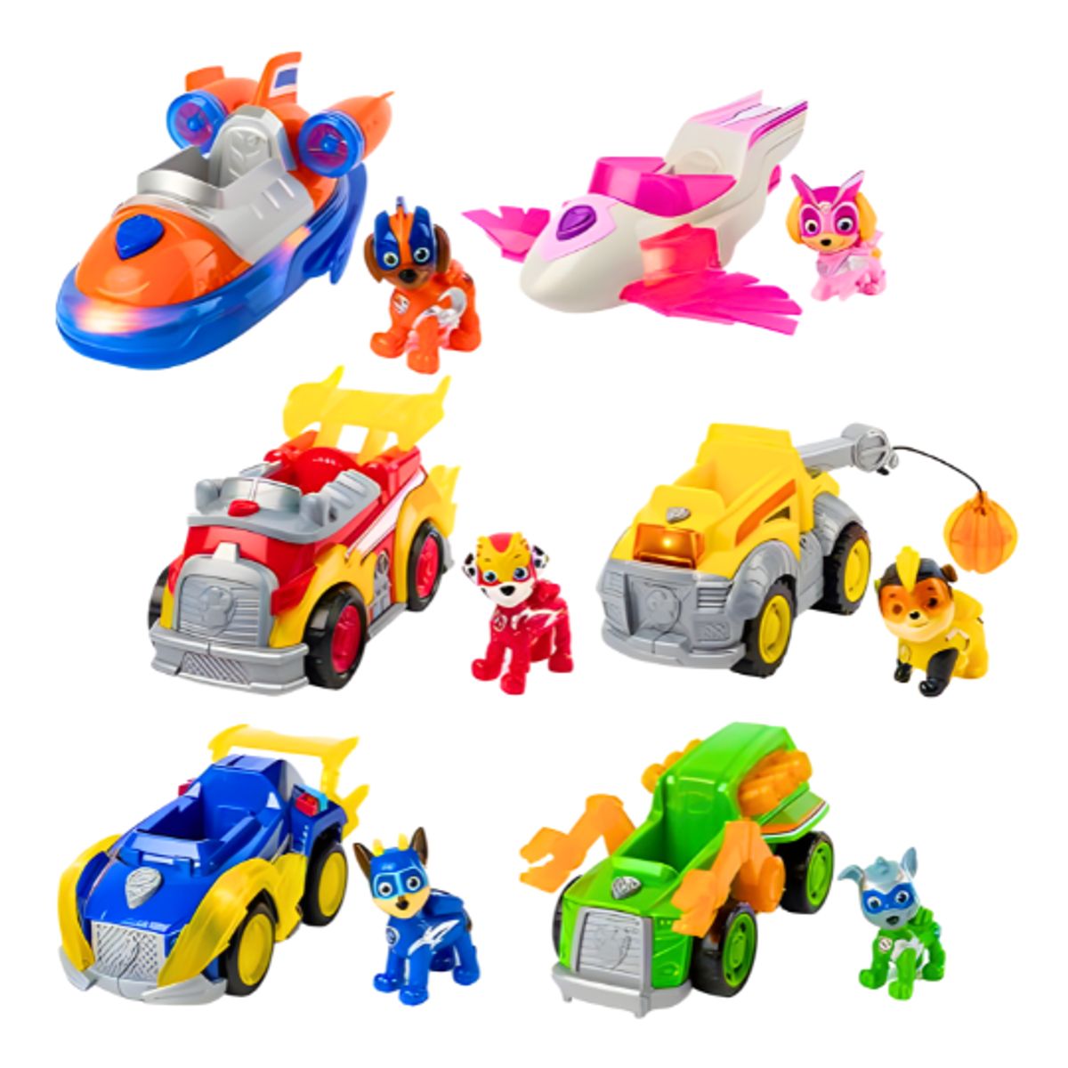 GENERICO - Juguete Set de Paw Patrol Vehiculos de Rescate