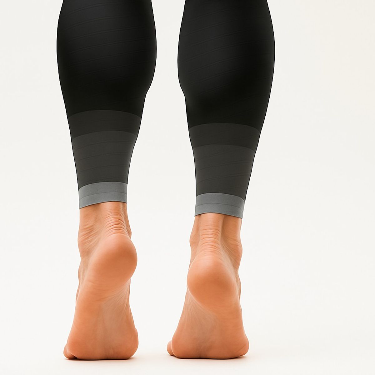 GENERICO - Pantorrilleras Deportivas Unisex NegroGris - SM