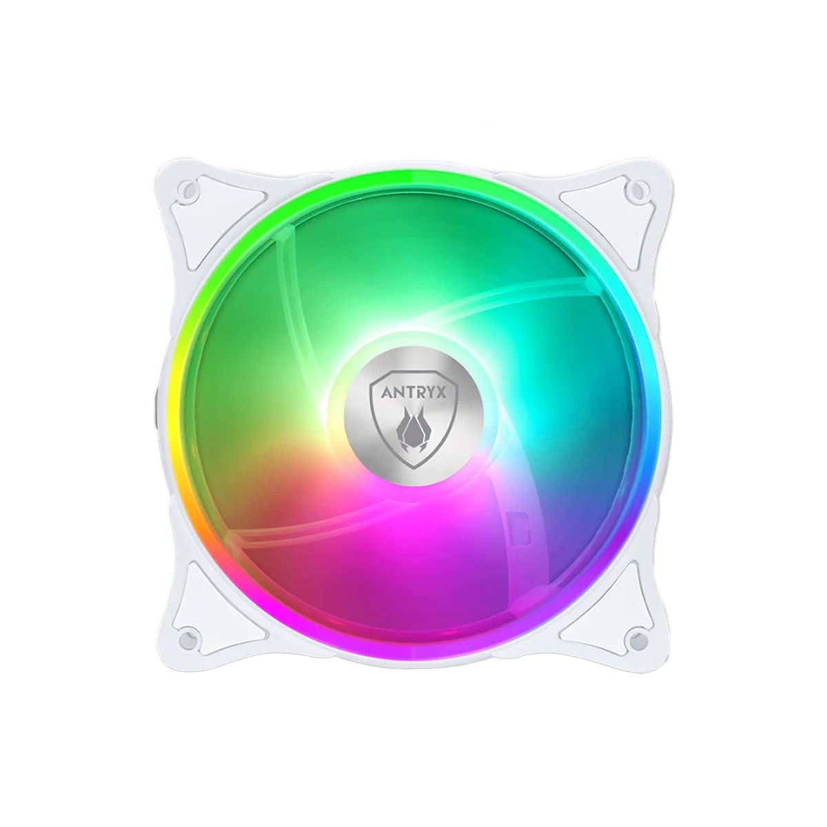 ANTRYX - Cooler Case Antryx Chrome Storm DF-310 White ARGB 120mm Ventilador Gamer
