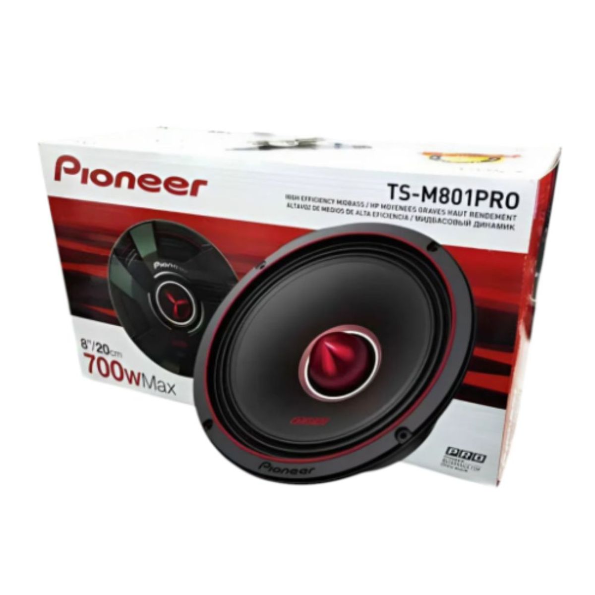 PIONEER - Parlantes 8 Bocinas Medio Rango PIONEER TS-M801PRO