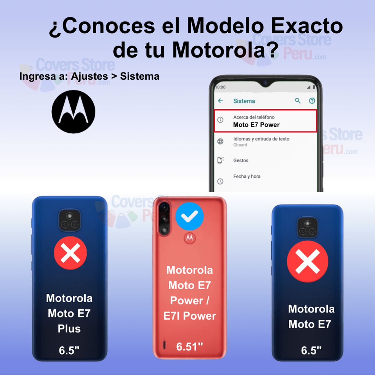 GENERICO - Funda para Motorola Moto E7i Holder Parante + Anillo Rojo