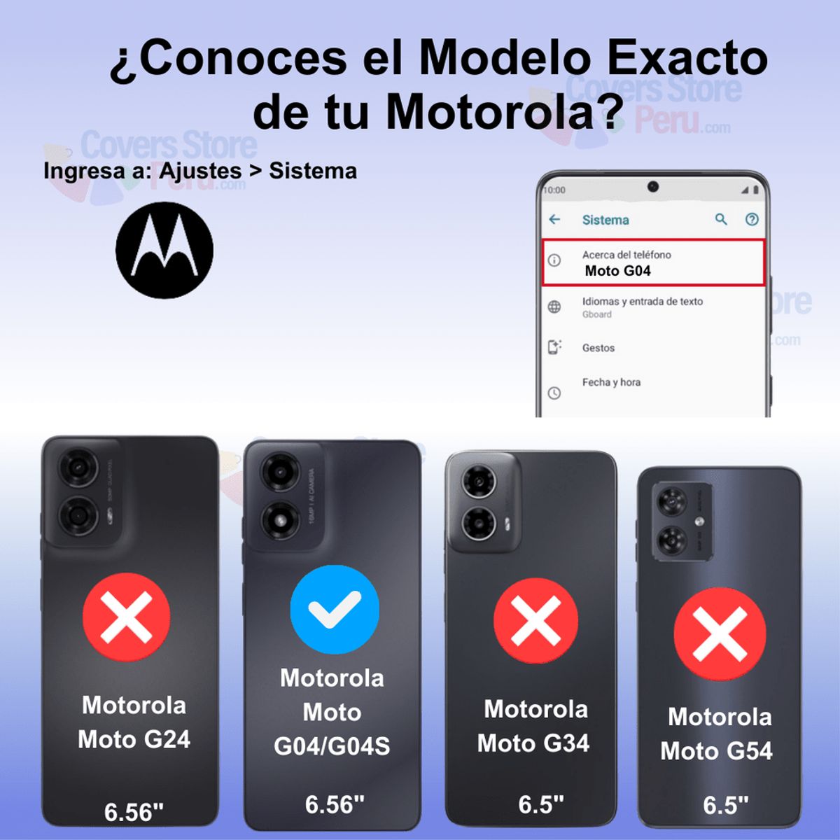 GENERICO - Funda para Motorola Moto G04 Holder Parante + Anillo Rojo