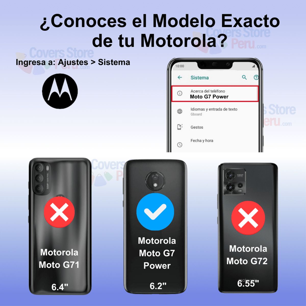 GENERICO - Funda para Motorola Moto G7 Power Holder Parante Rojo