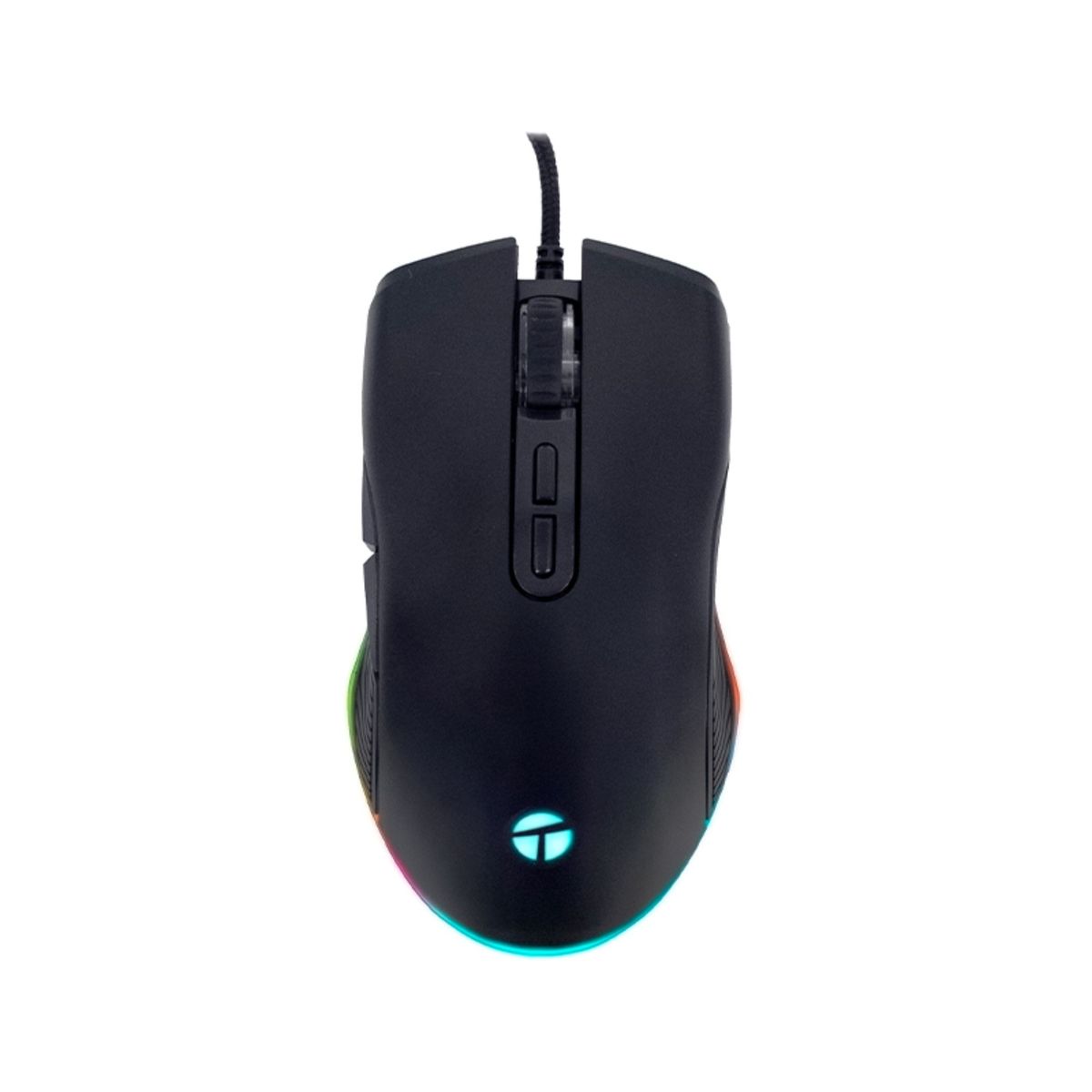 TEROS - MOUSE GAMER TEROS TE-1233G DPI HASTA 7200 RGB7 BOTONES USB NEGRO