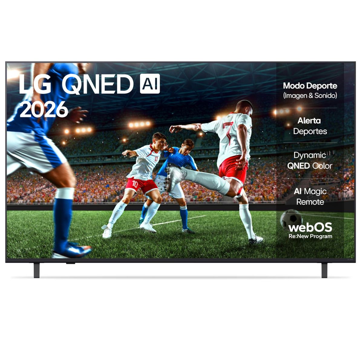 LG - Televisor LG QNED 65 4K THINQ AI SMART 65QNED73ASA (2026)