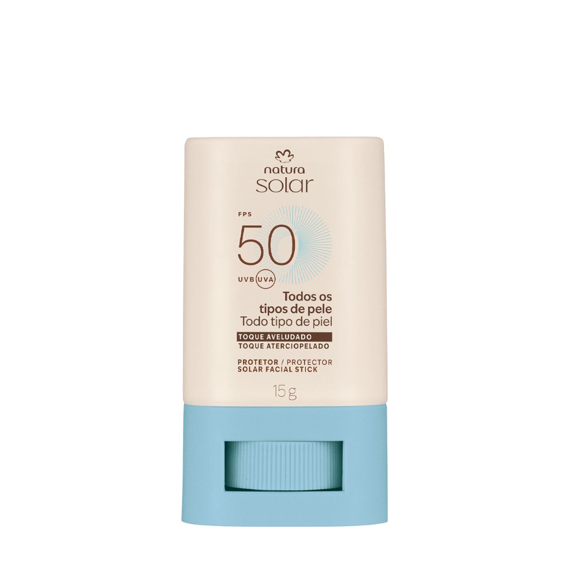 NATURA - Protector Solar Facial en Barra FPS 50 Solar