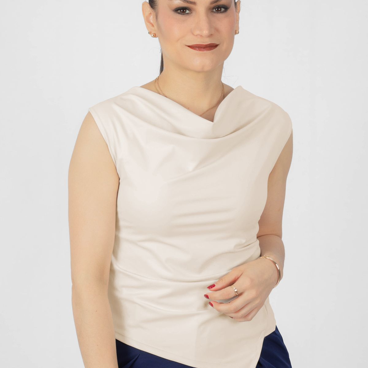 TULULA - Top Casual Mujer Ambar