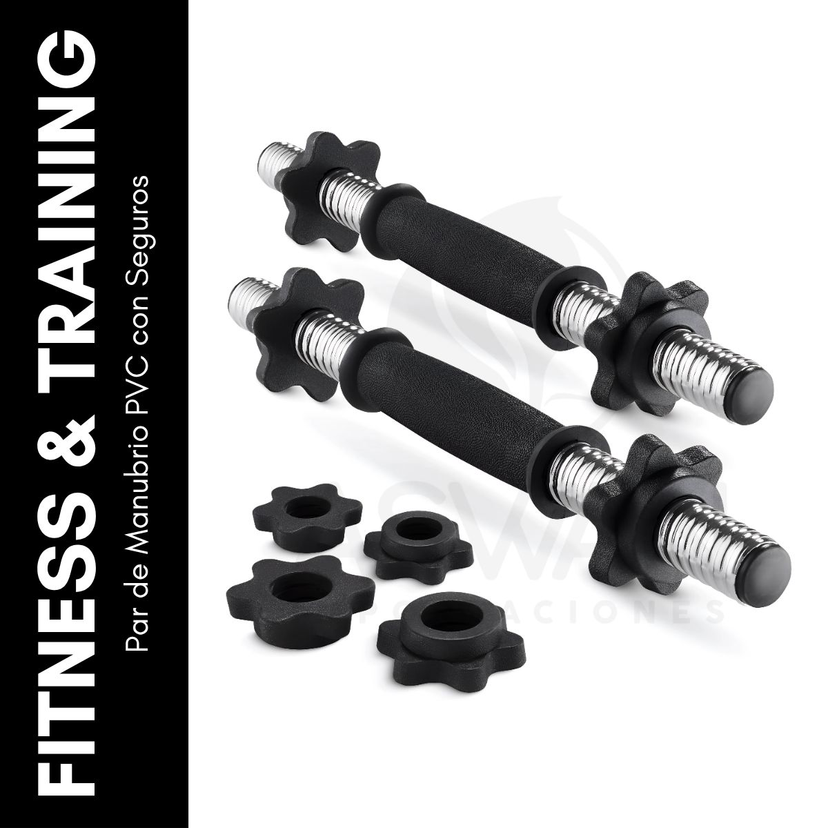 GENERICO - Par de Manubrio PVC con Seguros